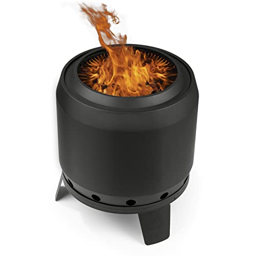 LANDMANN rauchfreier Feuerkorb, klein | 360° Luftzirkulation | Besonderes Flammenspiel |...