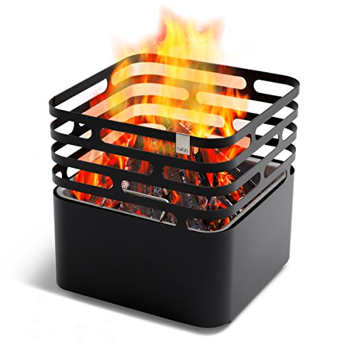 höfats - CUBE Feuerkorb - Feuerschale, Feuerstelle, Grill, Hocker und Tisch - für Garten und...